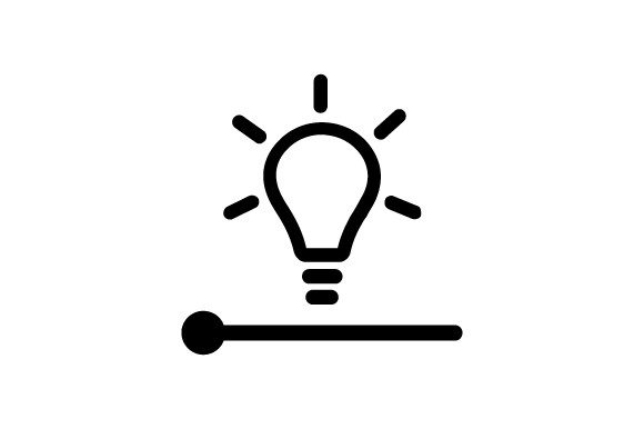 Brightness Control Icon: A Graphic Designer’s Perspective