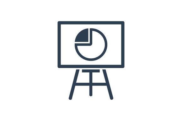 Business Sales Report Icon: A Modern Graphic Design Asset