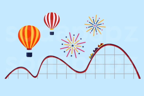 Carnival Fest Roller Coaster: Graphics & Icons