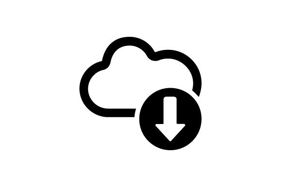 Cloud Data Restore Icon: A Graphic Asset for Modern Branding