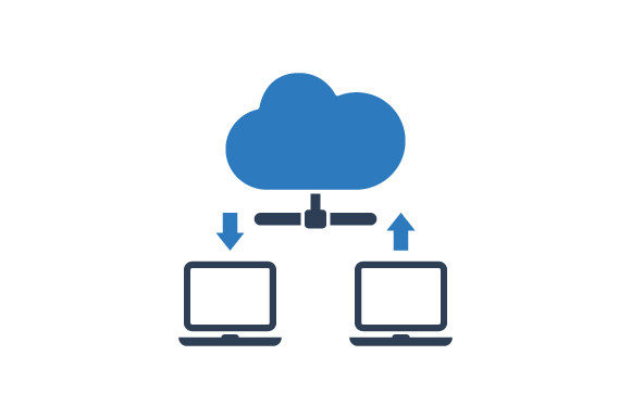 Cloud Share Icon: Clean Graphics & Versatile Icons