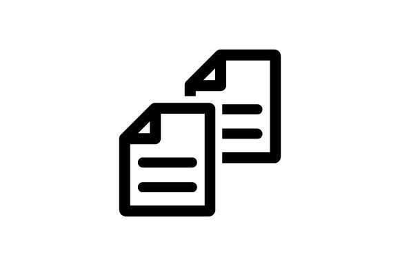 Document Copy File Icon: Clean Graphics & Icons for Local Branding