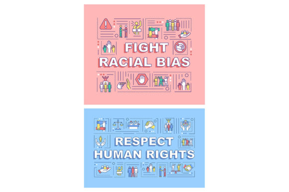 Fight Racial Bias Graphics for Brand Campaigns