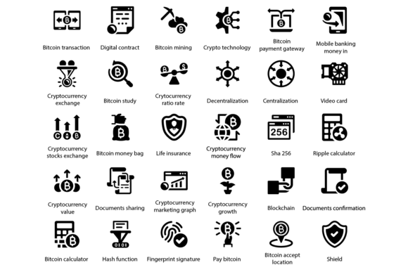 Financial Technology Icons: Graphics & Icons for Modern Design