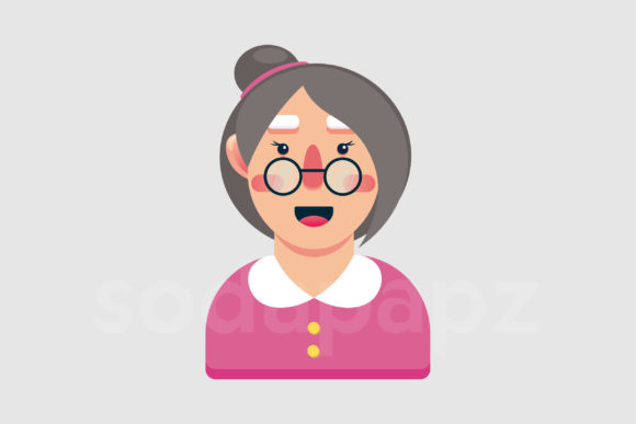 Grandma 1 Graphics Icon for Digital Selling