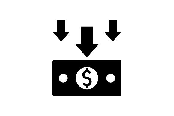 Money Transaction Icon: A Versatile Graphic for Digital Sellers