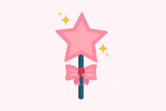 Star Popsicle Icon for Graphics and Icons