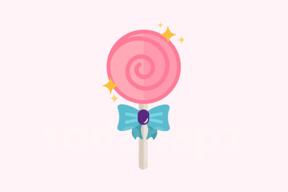 Sweet Deluxe Candy Lollipop Graphics