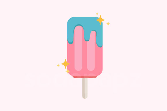 Sweet Deluxe – Melted Popsicle Icon: Graphics & Icons for Playful Branding