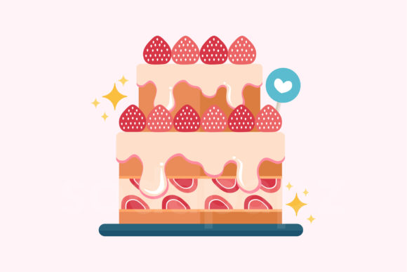 Sweet Deluxe Strawberry Shortcake Icon: Graphics & Icons Review