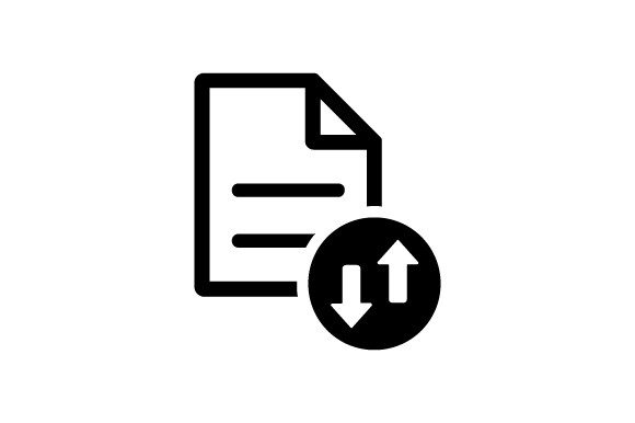 Web Data Upload and Download Icon for Crafters